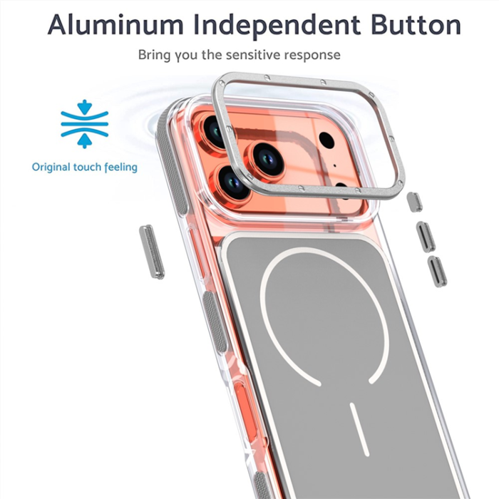 A-One Brand - iPhone 17 Pro Max Mobilskal MagSafe Dual Färg Shockproof