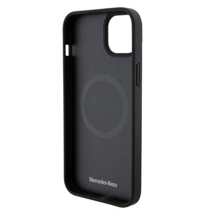 Mercedes - Mercedes iPhone 15 Pro Max Mobilskal MagSafe Crossed Lines Pattern