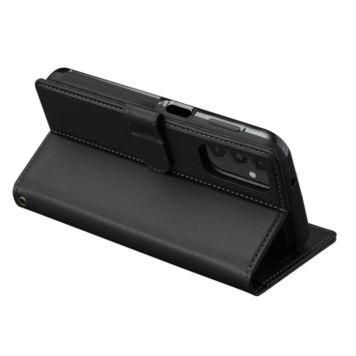 LC.imeeke - LC.IMEEKE L2 Series Samsung Galaxy A34 5G Plånboksfodral Konstläder - Svart