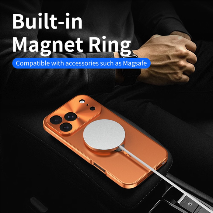A-One Brand - iPhone 17 Pro Mobilskal MagSafe med Skärmskydd - Svart