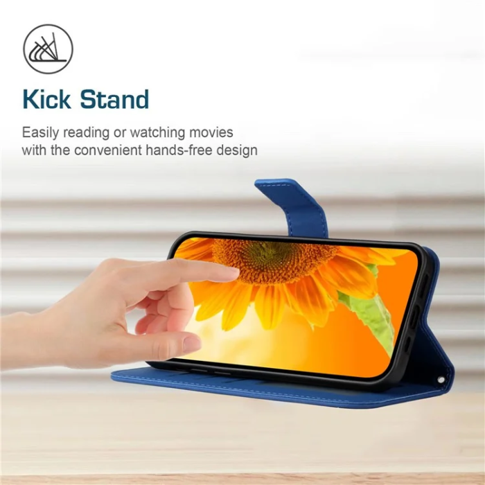 A-One Brand - iPhone 17 Pro Max Plånboksfodral Sunflower Imprint - Safir