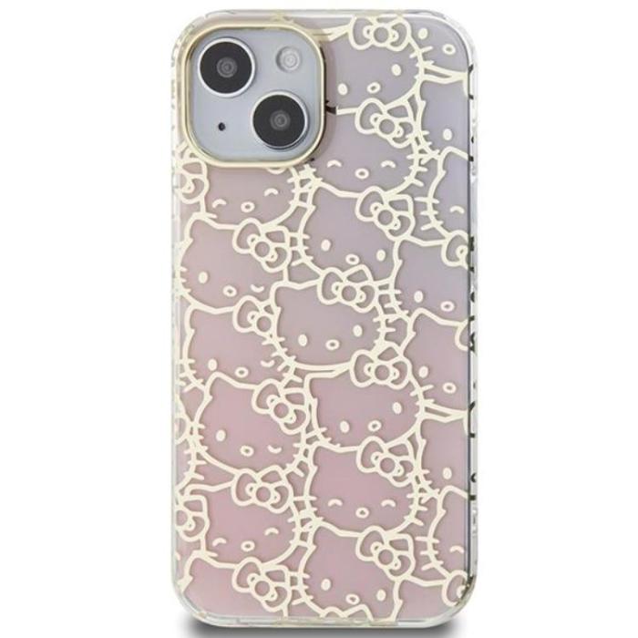 Hello Kitty - Hello Kitty iPhone 15 Mobilskal IML Gradient Electrop Crowded