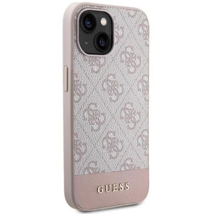 Guess - Guess Mobilskal till iPhone 15/14/13 Stripe Collection - Rosa