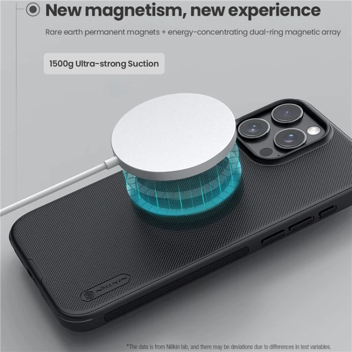 Nillkin - Nillkin iPhone 16 Pro Max Mobilskal MagSafe Frosted Shield Pro