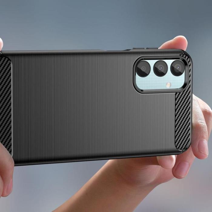 Tech-Protect - Tech-Protect Galaxy M15 Mobilskal TPUCarbon - Svart