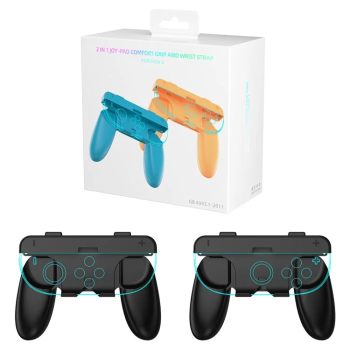 JYS - JYS 2st Nintendo Switch 2 Joy-Con Grip Set Handhållen Gamepad