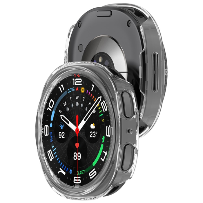 A-One Brand - Galaxy Watch 8 (44mm) Skal Halvsluten Hård PC - Transparent
