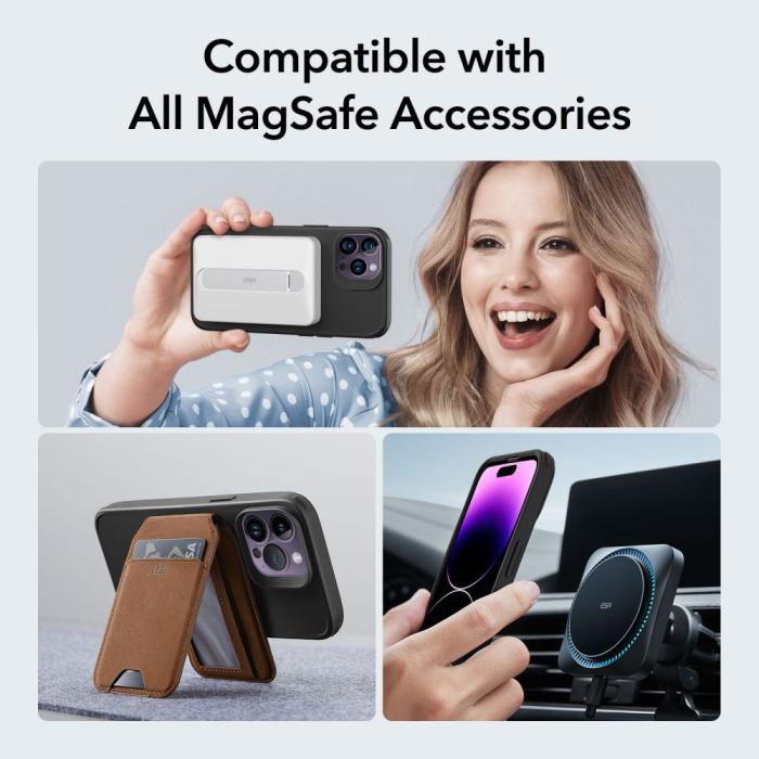 ESR - ESR iPhone 14 Pro Max Magsafe Skal Ch Halolock - Svart