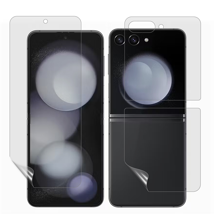 Galaxy Z Flip7 Plastfilm Skärmskydd Pet - Transparent | 5468 | AlltMobil