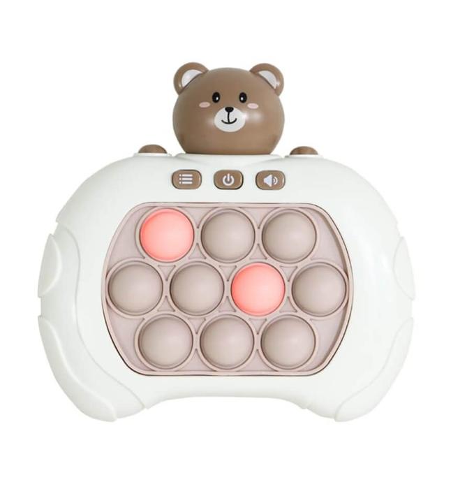 A-One Brand - Pop It Pro Light Up Game Djur - Brun Björn