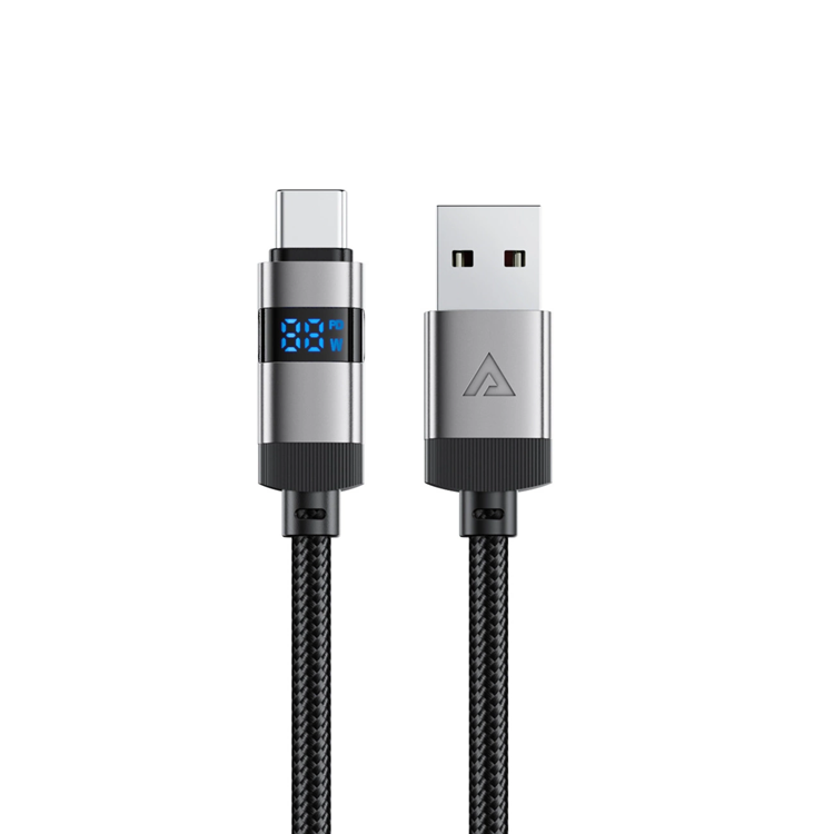Acefast USB-A - USB-C 66W Kabel 1.2m Display 480Mb/s - Svart | 3541 | AlltMobil