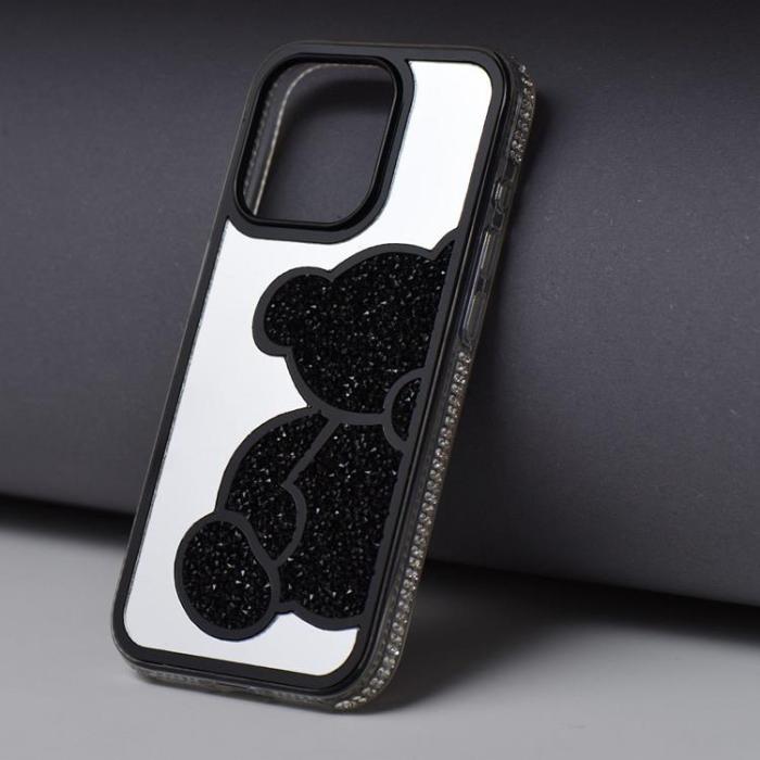 OEM - iPhone 7/8/SE (2020/2022) Mobilskal Teddy Bear - Svart