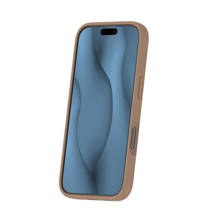 A-One Brand - iPhone 17 Pro Mobilskal MagSafe Silikon Thin - Brun