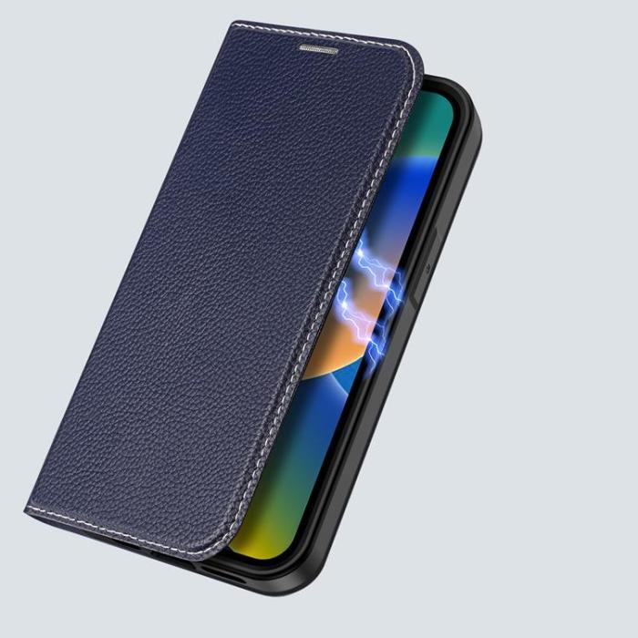 Dux Ducis - Dux Ducis iPhone 14 Plus Plånboksfodral Skin X2 - Blå