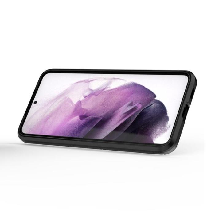 OEM - Ring Holder Kickstand Skal Galaxy S22 5G - Svart