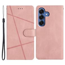 OEM - Crazy Horse Samsung Galaxy S26 Plus Fodral KonstL&auml;der St&auml;ll - Ros&eacute;guld