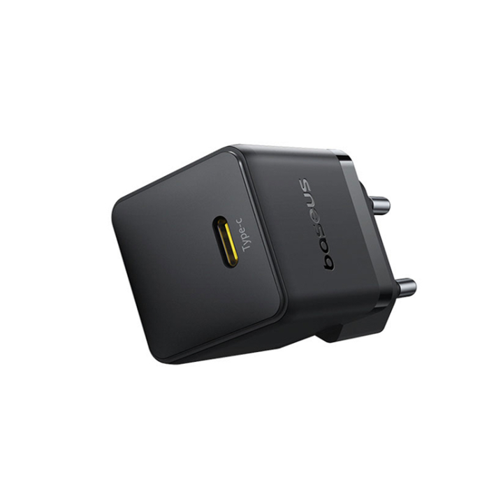 BASEUS - Baseus Snabbladdare Palm 30W med 60W USB-C Kabel 1m - Svart