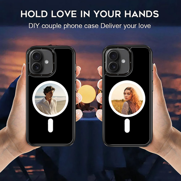 A-One Brand - iPhone 16 Mobilskal MagSafe E-Ink NFC 6-Färgad TPU + PC