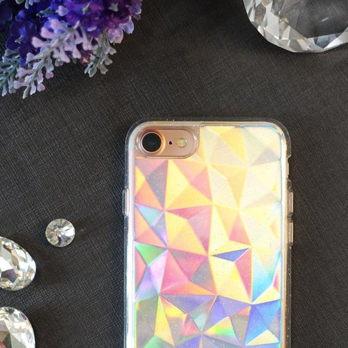 UTGATT5 - Ringke Air Prism Glitter Skal till iPhone 7/8/SE 2020 - Clear