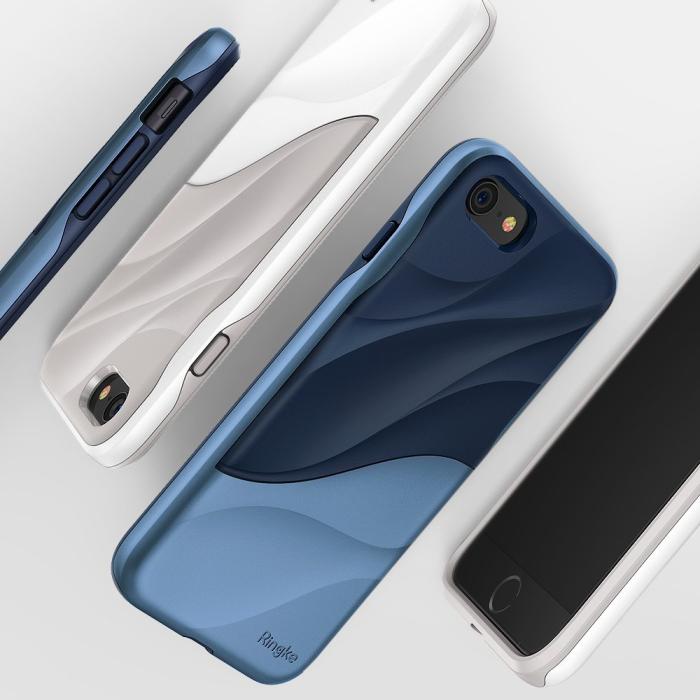 UTGATT4 - Ringke Wave Skal till iPhone 7/8/SE 2020 - Vit