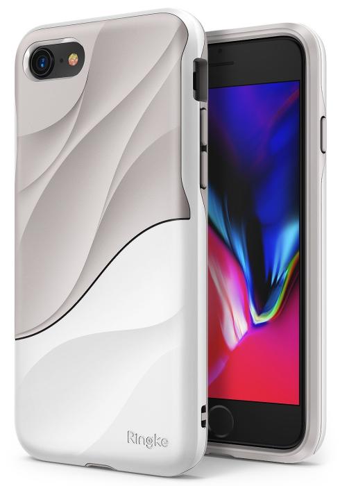 UTGATT4 - Ringke Wave Skal till iPhone 7/8/SE 2020 - Vit