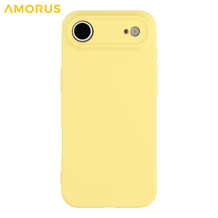 Amorus - AMORUS iPhone Air Mobilskal Precise Cutouts TPU Fiber - Gul