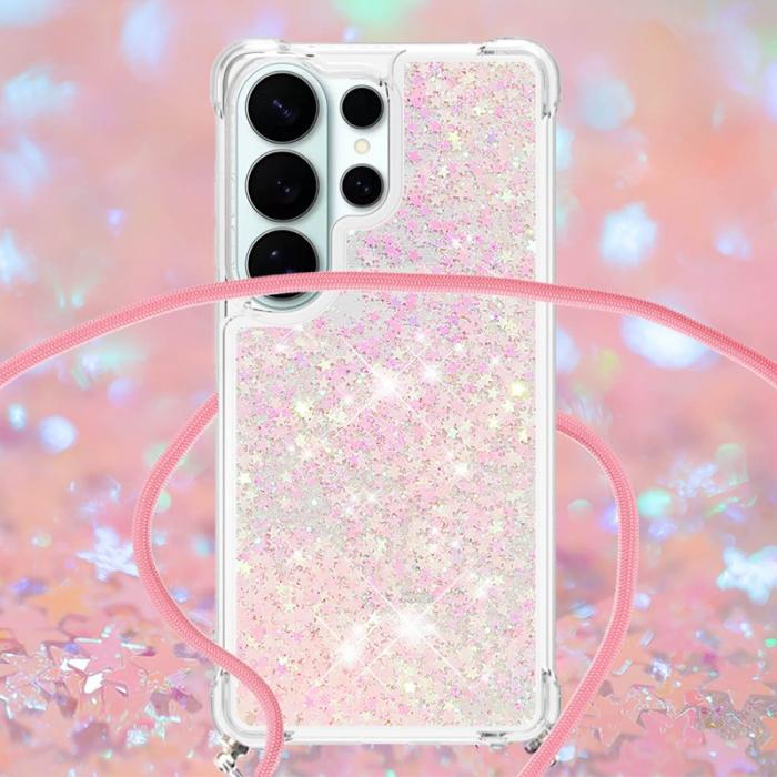 OEM - Mobilskal till Samsung Galaxy S26 Ultra TPU Quicksand - Rosa / Pentagram