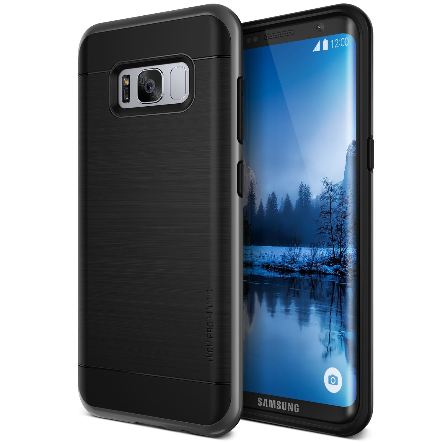 Verus High Pro Shield Skal till Samsung Galaxy S8 Plus - Dark Silver