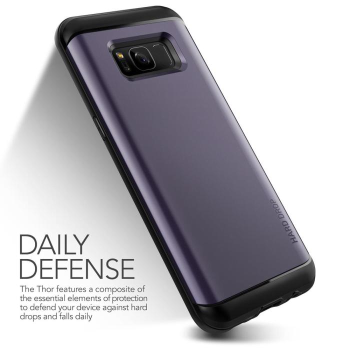 VERUS - Verus Hard Drop Skal till Samsung Galaxy S8 Plus - Orchid Grey