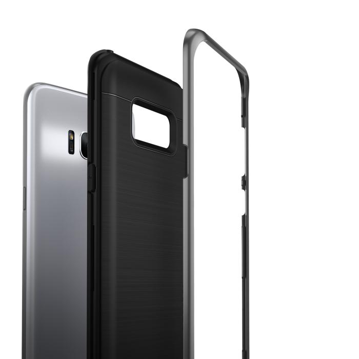 VERUS - Verus High Pro Shield Skal till Samsung Galaxy S8 Plus - Dark Silver