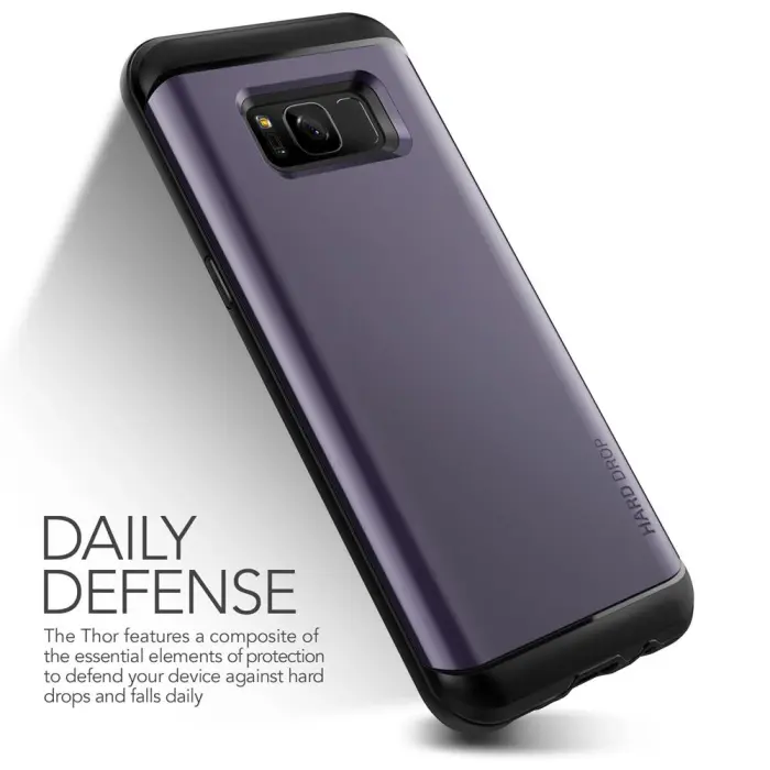 VERUS - Verus Hard Drop Skal till Samsung Galaxy S8 Plus - Orchid Grey