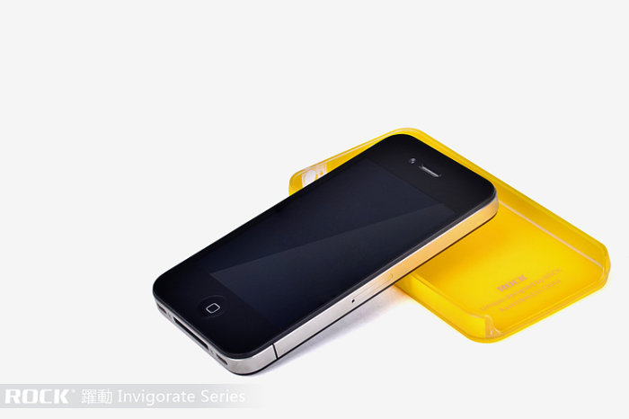 ROCK - Rock Invigorate skal till Apple iPhone 4/4S (Gul)