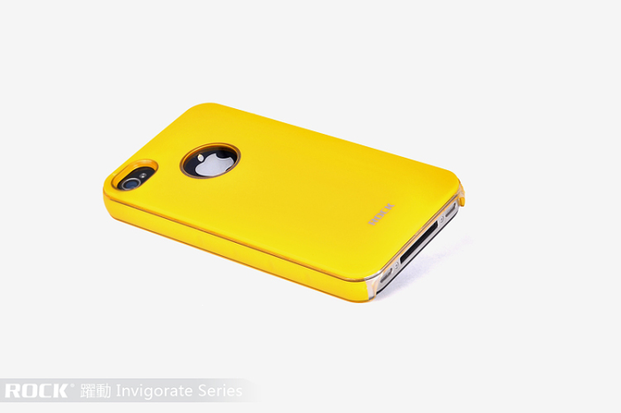 ROCK - Rock Invigorate skal till Apple iPhone 4/4S (Gul)