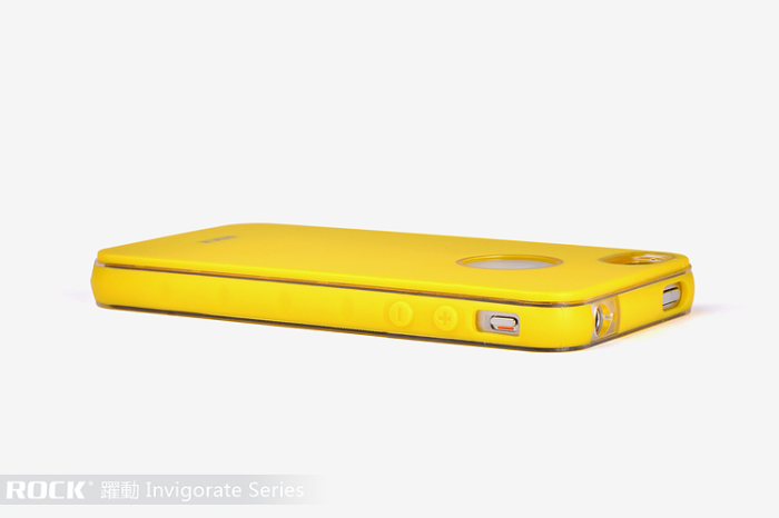 ROCK - Rock Invigorate skal till Apple iPhone 4/4S (Gul)