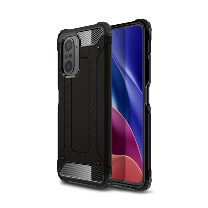 A-One Brand - Armor Guard Hybrid Mobilskal Xiaomi Mi 11i / Poco F3 - Svart