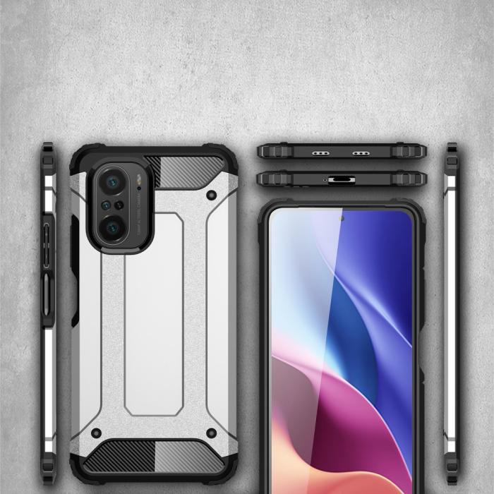 A-One Brand - Armor Guard Hybrid Mobilskal Xiaomi Mi 11i / Poco F3 - Svart