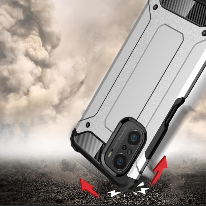 A-One Brand - Armor Guard Hybrid Mobilskal Xiaomi Mi 11i / Poco F3 - Svart