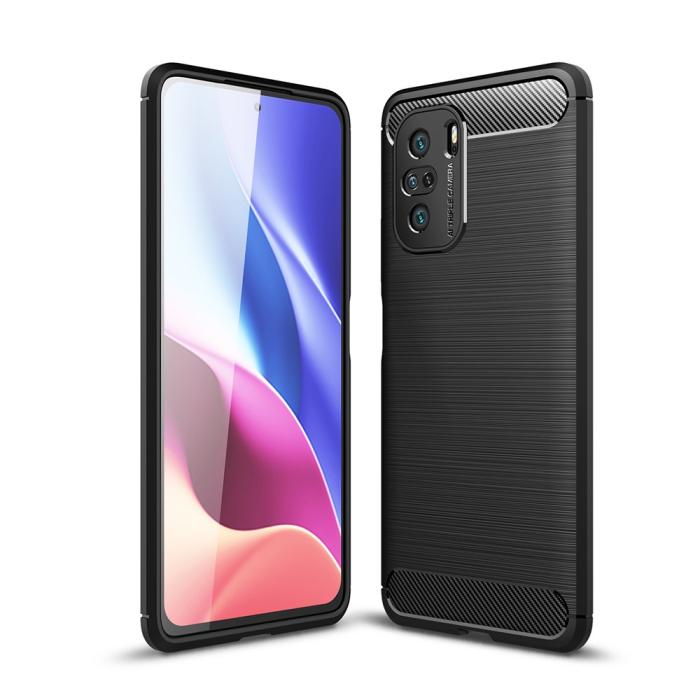 OEM - Carbon TPU Mobilskal till Xiaomi Mi 11i / Poco F3 - Svart