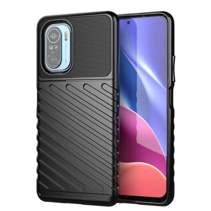 OEM - Thunder Twill Jazz Skal till Xiaomi Mi 11i / Poco F3 - Svart