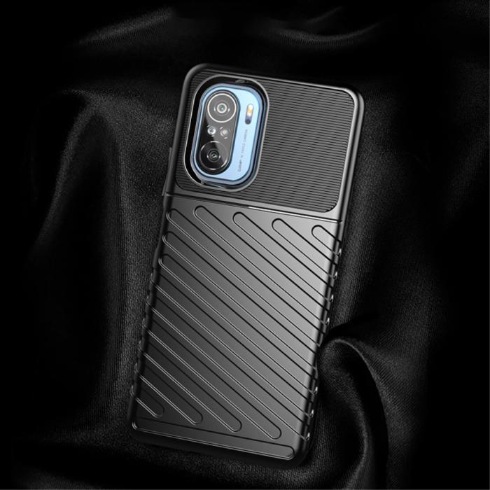 OEM - Thunder Twill Jazz Skal till Xiaomi Mi 11i / Poco F3 - Svart