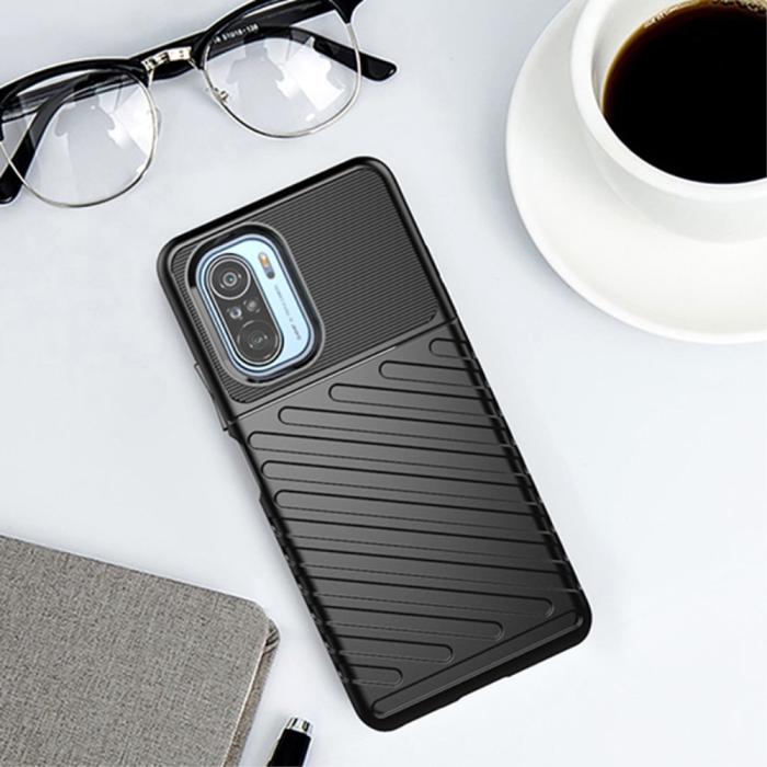 OEM - Thunder Twill Jazz Skal till Xiaomi Mi 11i / Poco F3 - Svart