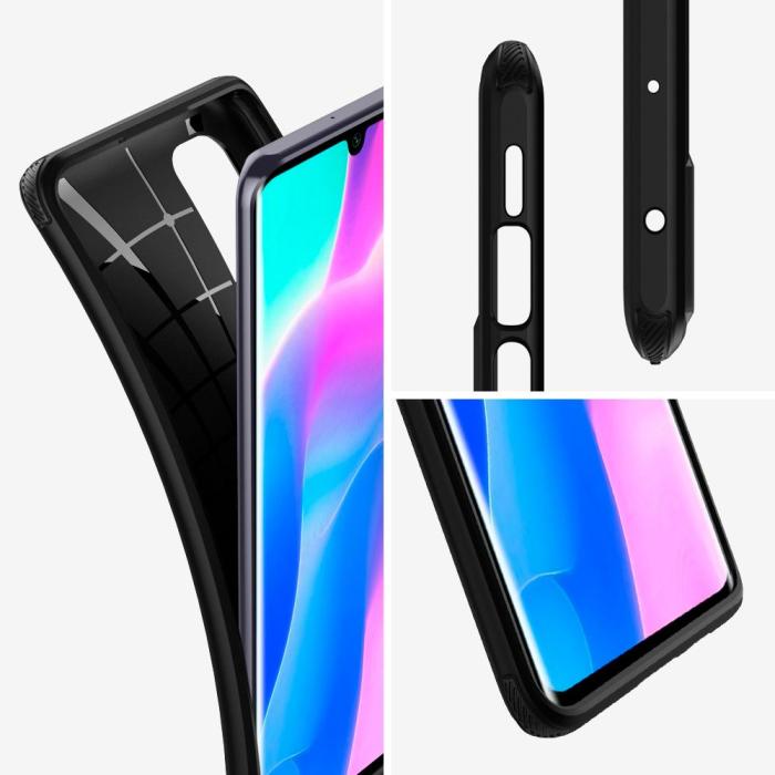UTGATT5 - SPIGEN Rugged Armor Xiaomi Mi Note 10 Lite - Matte Black