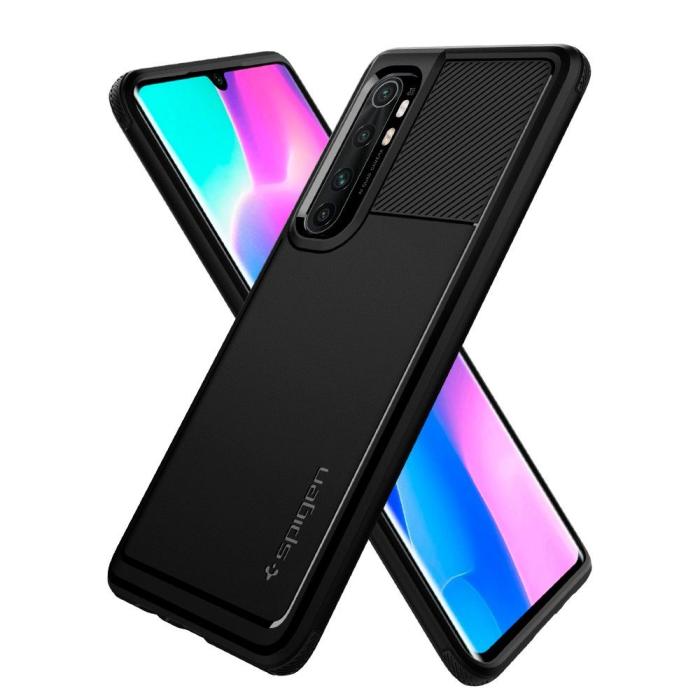 UTGATT5 - SPIGEN Rugged Armor Xiaomi Mi Note 10 Lite - Matte Black