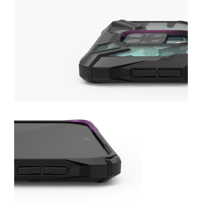 UTGATT5 - Ringke - Fusion X Xiaomi Redmi Note 9 / 9 Pro - Camo Svart