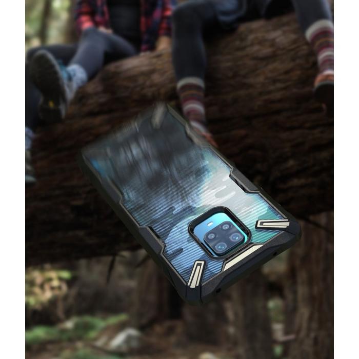 UTGATT5 - Ringke - Fusion X Xiaomi Redmi Note 9 / 9 Pro - Camo Svart