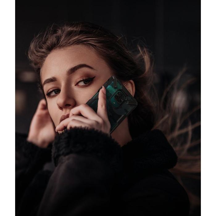 UTGATT5 - Ringke - Fusion X Xiaomi Redmi Note 9 / 9 Pro - Camo Svart