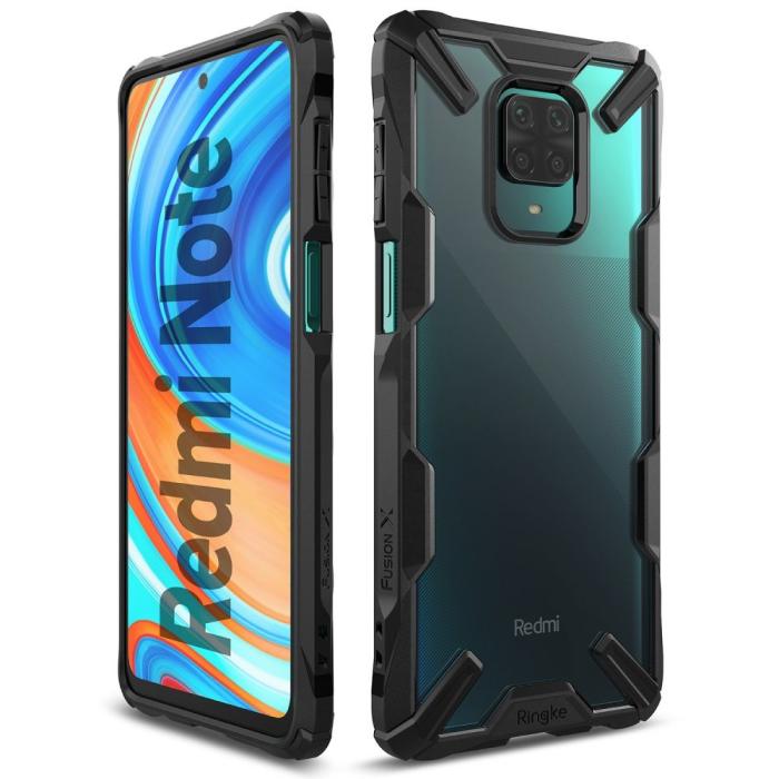 UTGATT5 - Ringke - Fusion X Xiaomi Redmi Note 9 / 9 Pro - Svart