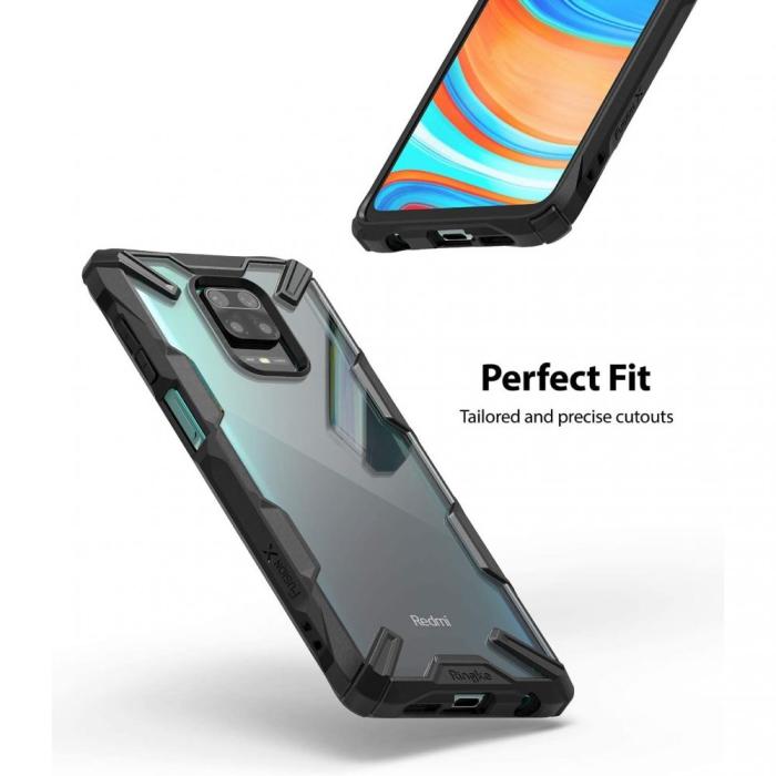 UTGATT5 - Ringke - Fusion X Xiaomi Redmi Note 9 / 9 Pro - Svart