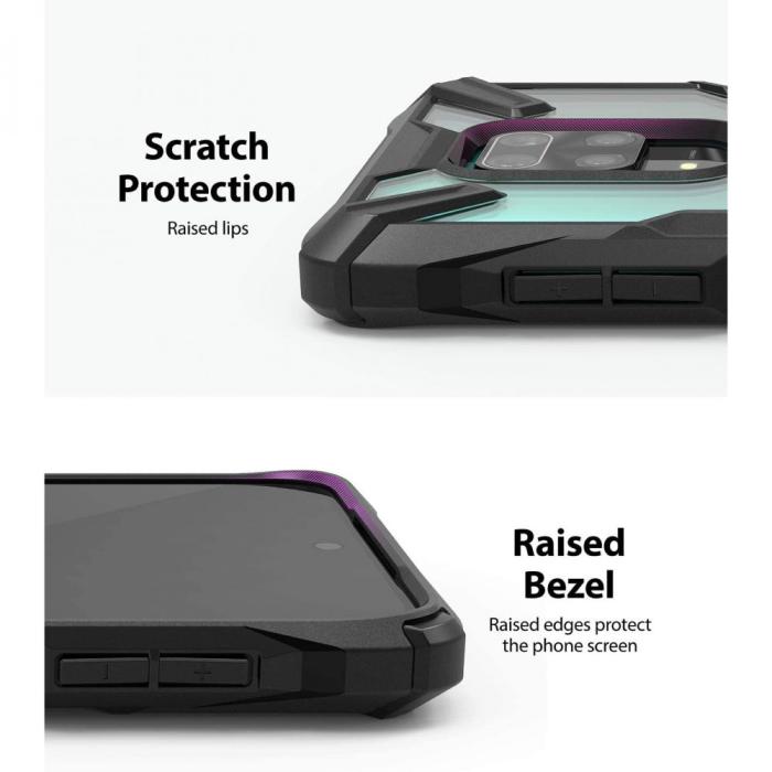 UTGATT5 - Ringke - Fusion X Xiaomi Redmi Note 9 / 9 Pro - Svart