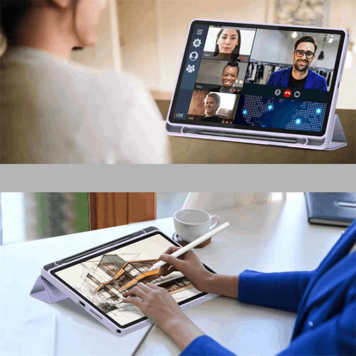 Tech-Protect - Tech-Protect Lenovo Tab 10.1 Fodral Smart - Violet